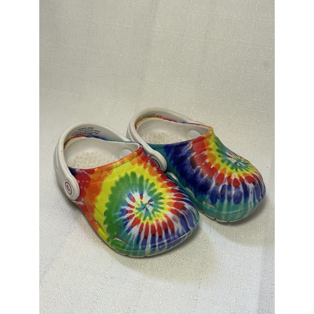 Toddler Stride Rite 360 Tie‎ Dye Clog Slip On  Shoes 4M Light Up